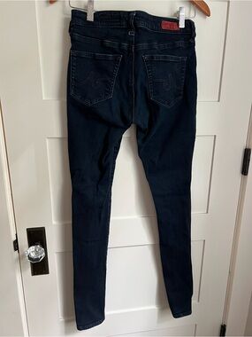Ag Adriano Goldschmied Dark Indigo Skinny Jeans 29R
